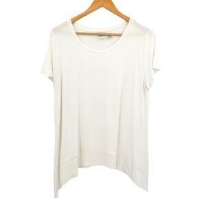 Chico’s Zenergy white knit top size large